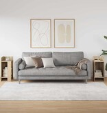 VidaXL Bijzettafels 2 st met plank 25,5x27x60 cm sonoma eikenkleurig