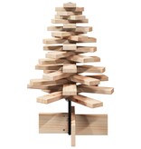 VidaXL Kerstdecoratie kerstboom 60 cm massief grenenhout