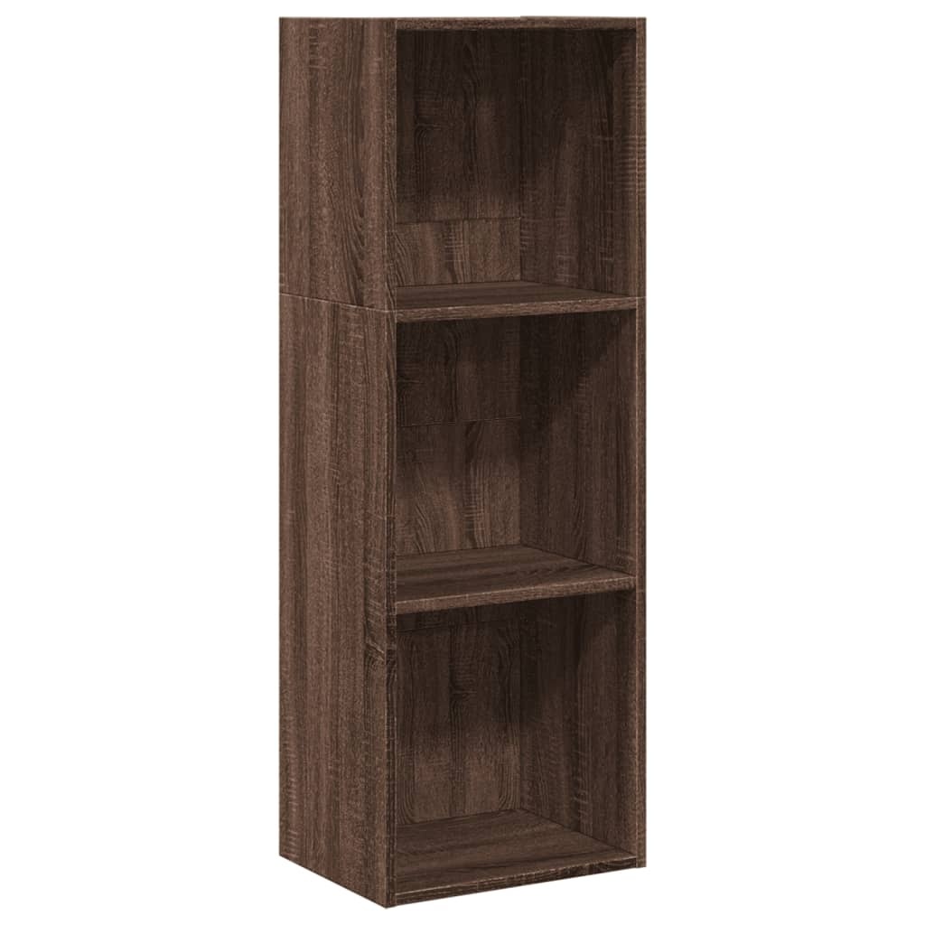 VidaXL Boekenkast 40x30x114 cm bewerkt hout bruin eikenkleurig