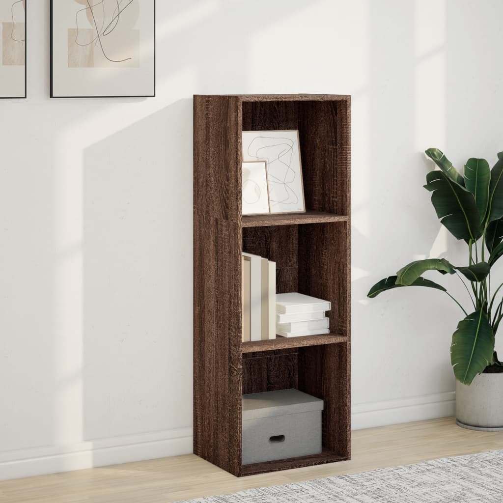 VidaXL Boekenkast 40x30x114 cm bewerkt hout bruin eikenkleurig