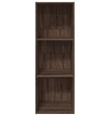 VidaXL Boekenkast 40x30x114 cm bewerkt hout bruin eikenkleurig