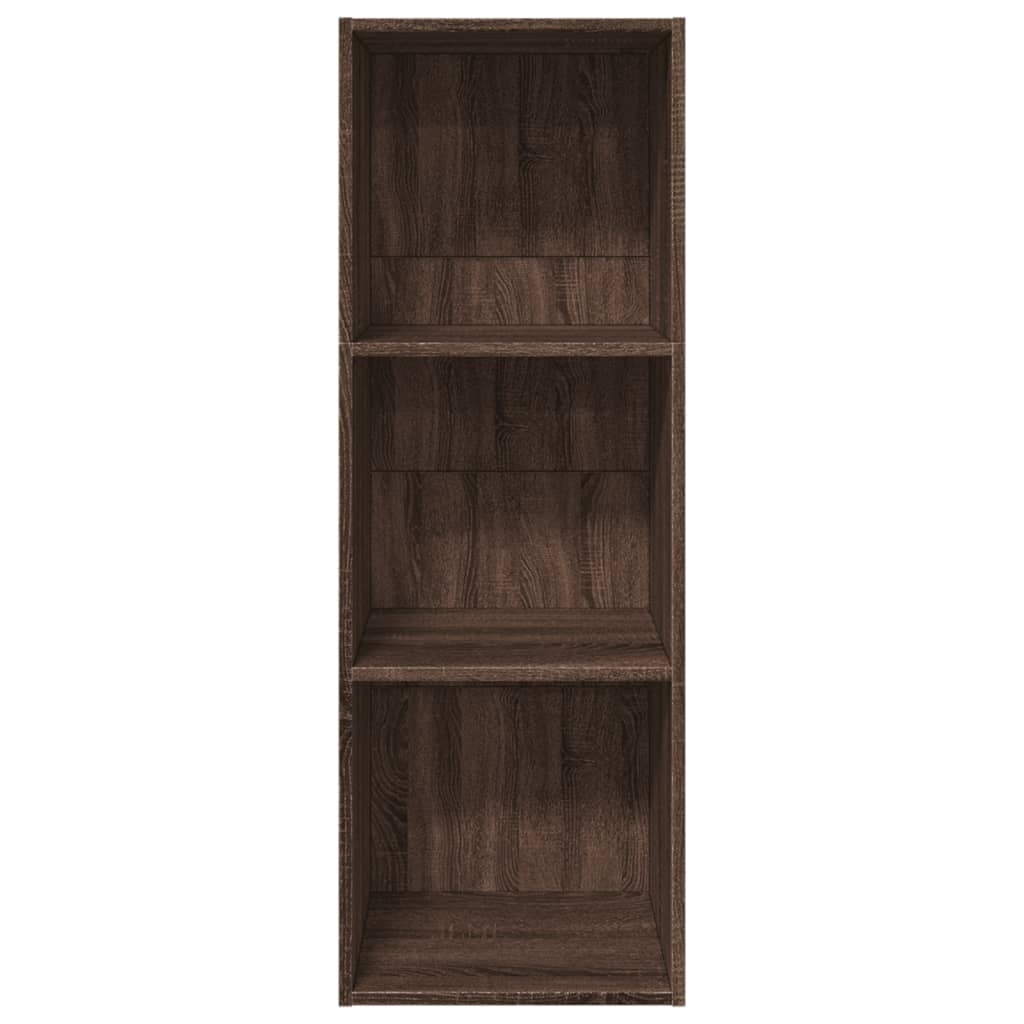 VidaXL Boekenkast 40x30x114 cm bewerkt hout bruin eikenkleurig