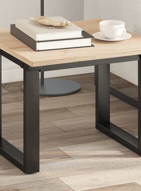 VidaXL Tafelblad vierkant 50x50x1,7 cm massief grenenhout