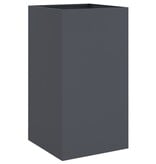VidaXL Plantenbak 42x38x75 cm staal antracietkleurig