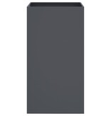 VidaXL Plantenbak 42x38x75 cm staal antracietkleurig