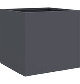 VidaXL Plantenbak 32x30x29 cm staal antracietkleurig