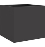 VidaXL Plantenbak 32x30x29 cm staal zwart