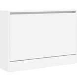 VidaXL Schoenenkast 80x21x57 cm bewerkt hout wit