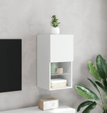 VidaXL Tv-meubel met LED-verlichting 30,5x30x60 cm wit