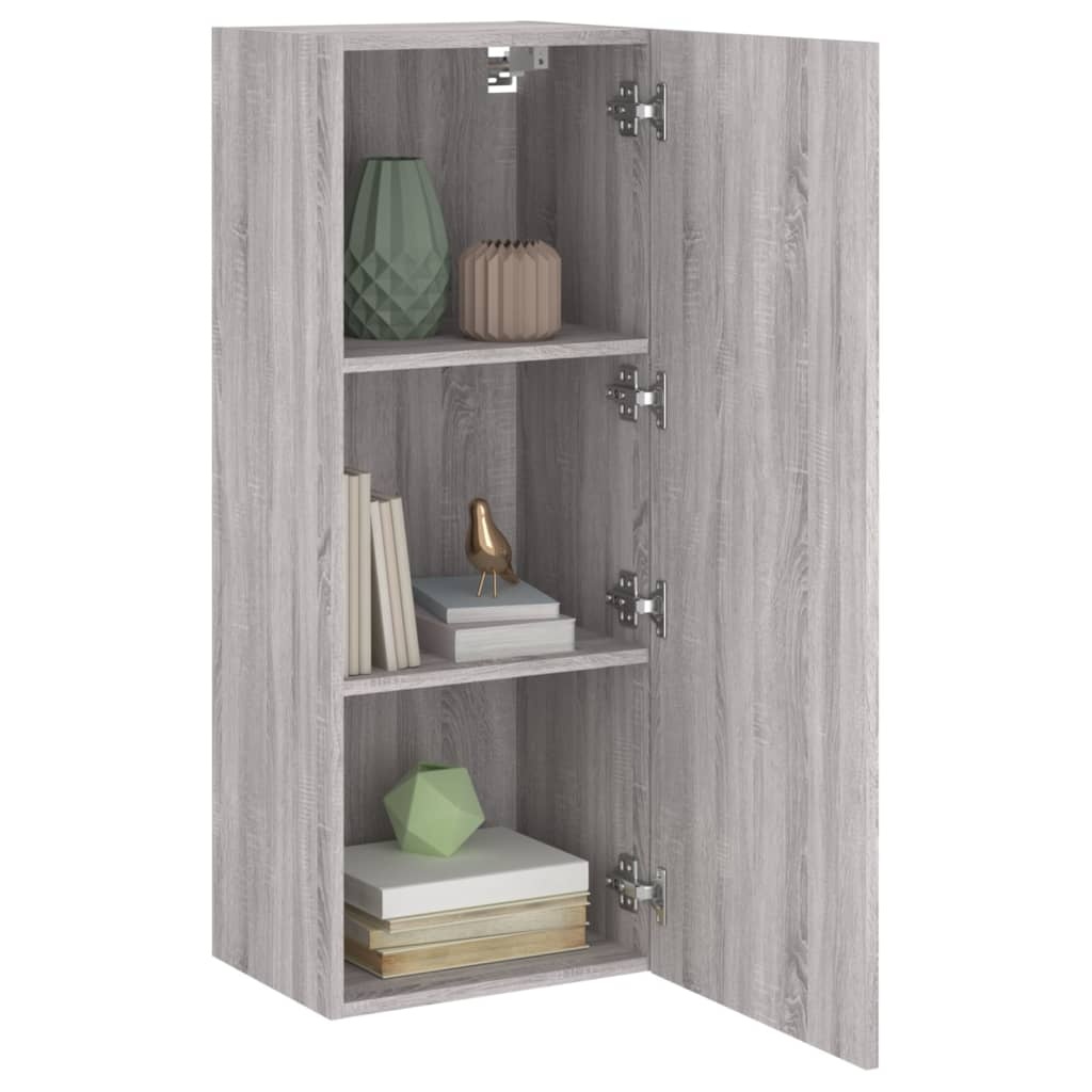 VidaXL Tv-wandmeubel 40,5x30x102 cm bewerkt hout grijs sonoma