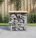 VidaXL Tuinbank schanskorfontwerp 43x44x42 cm massief grenenhout