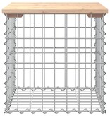 VidaXL Tuinbank schanskorfontwerp 43x44x42 cm massief grenenhout