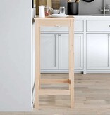 VidaXL Bartafel 50x50x110 cm massief grenenhout