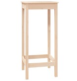 VidaXL Bartafel 50x50x110 cm massief grenenhout