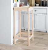 VidaXL Bartafel 50x50x110 cm massief grenenhout