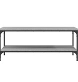 VidaXL Salontafel 100x55x40 cm bewerkt hout grijs sonoma eikenkleurig