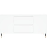 VidaXL Salontafel 102x44,5x50 cm bewerkt hout wit