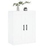 VidaXL Wandkast 69,5x34x90 cm bewerkt hout wit