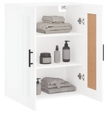 VidaXL Wandkast 69,5x34x90 cm bewerkt hout wit