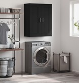 VidaXL Wandkast 69,5x34x90 cm bewerkt hout zwart