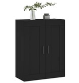 VidaXL Wandkast 69,5x34x90 cm bewerkt hout zwart