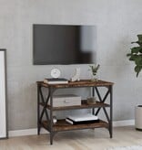 VidaXL Tv-meubel 60x40x50 cm bewerkt hout gerookt eikenkleurig
