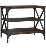 VidaXL Tv-meubel 60x40x50 cm bewerkt hout gerookt eikenkleurig