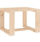 VidaXL Tuinbijzettafel 40x38x28,5 cm massief grenenhout