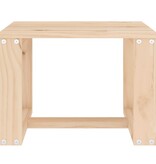 VidaXL Tuinbijzettafel 40x38x28,5 cm massief grenenhout