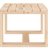 VidaXL Tuinbijzettafel 40x38x28,5 cm massief grenenhout