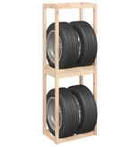 VidaXL Bandenrek 63x40x180 cm massief grenenhout