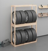 VidaXL Bandenrek 120x40x180 cm massief grenenhout