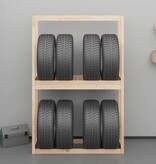 VidaXL Bandenrek 120x40x180 cm massief grenenhout