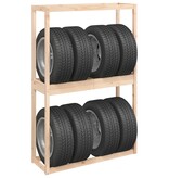 VidaXL Bandenrek 120x40x180 cm massief grenenhout