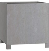 VidaXL Plantenbakken met poten 2 st roestig 42x40x43 cm cortenstaal