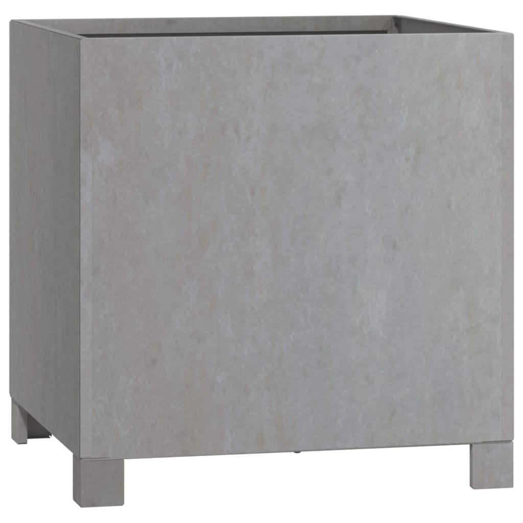 VidaXL Plantenbakken met poten 2 st roestig 42x40x43 cm cortenstaal