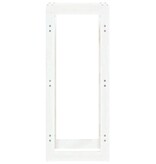 VidaXL Haardhoutrek 41x25x100 cm massief grenenhout wit