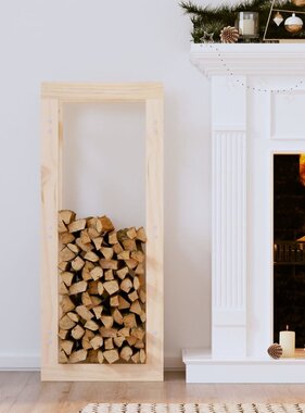 VidaXL Haardhoutrek 41x25x100 cm massief grenenhout