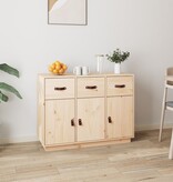 VidaXL Dressoir 100x40x75 cm massief grenenhout