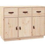 VidaXL Dressoir 100x40x75 cm massief grenenhout