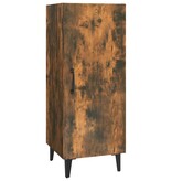 VidaXL Dressoir 34,5x34x90 cm bewerkt hout gerookt eikenkleurig