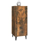 VidaXL Dressoir 34,5x34x90 cm bewerkt hout gerookt eikenkleurig