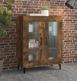 VidaXL Dressoir 69,5x34x90 cm bewerkt hout gerookt eikenkleurig