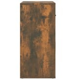 VidaXL Dressoir 80x33x70 cm bewerkt hout gerookt eikenkleurig