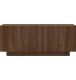 VidaXL Tv-meubel 100x35x40 cm bewerkt hout bruin eikenkleur