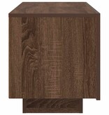 VidaXL Tv-meubel 100x35x40 cm bewerkt hout bruin eikenkleur