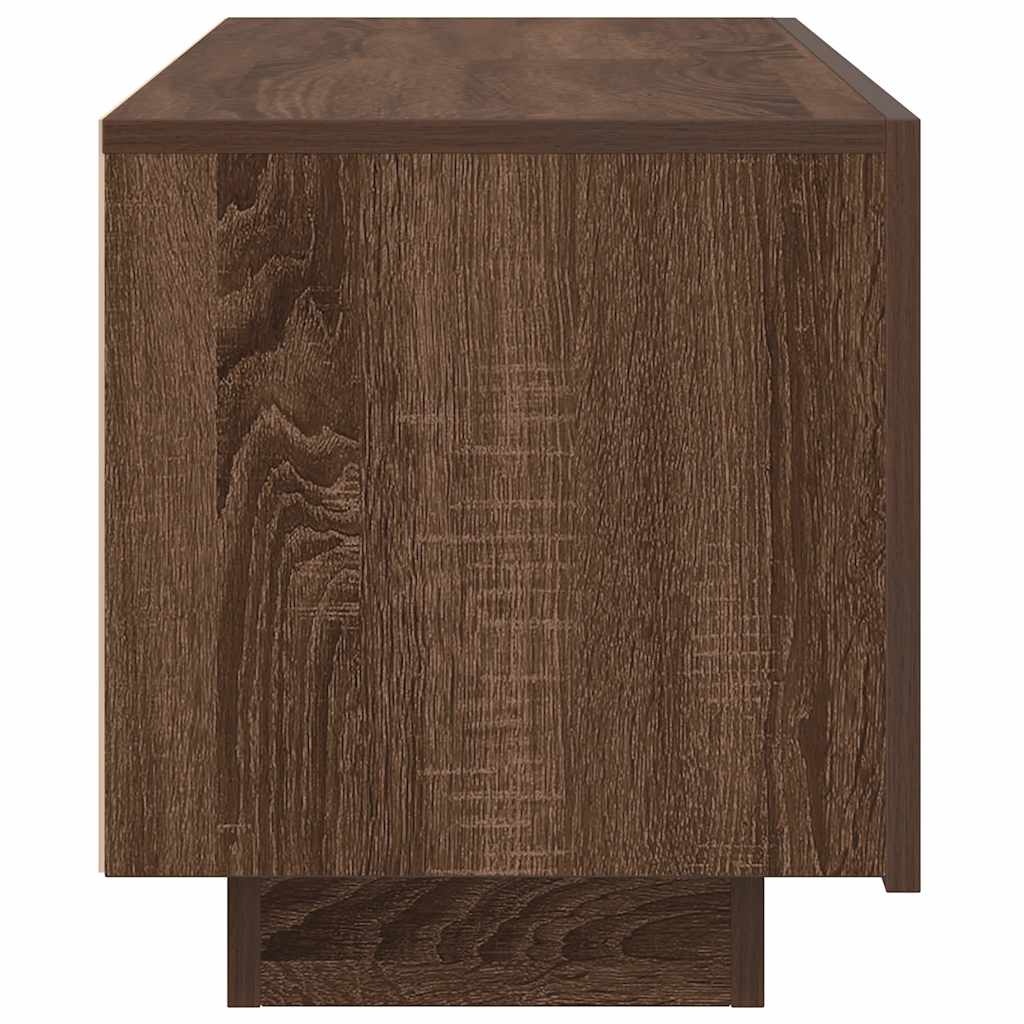 VidaXL Tv-meubel 100x35x40 cm bewerkt hout bruin eikenkleur