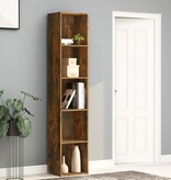 VidaXL Boekenkast 40x30x189 cm bewerkt hout gerookt eikenkleurig