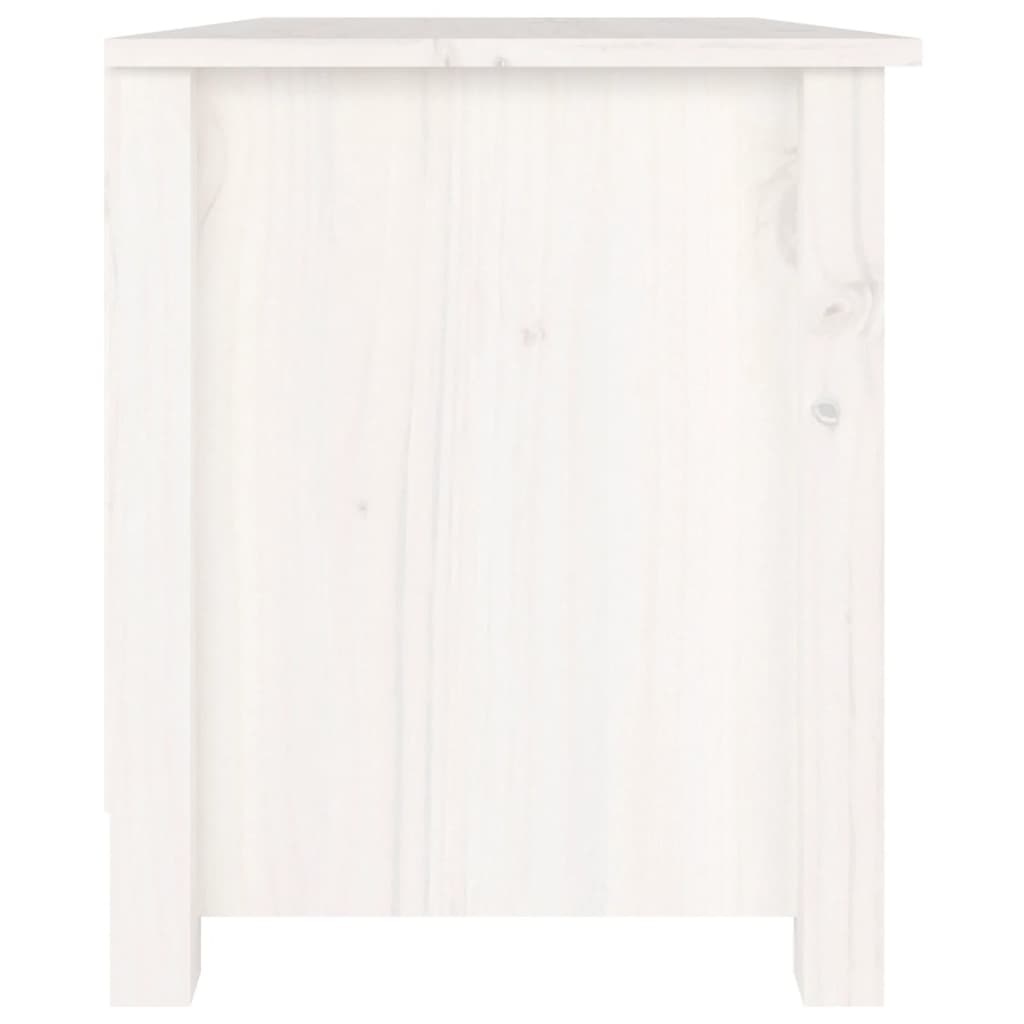 VidaXL Schoenenbank 70x38x45,5 cm massief grenenhout wit