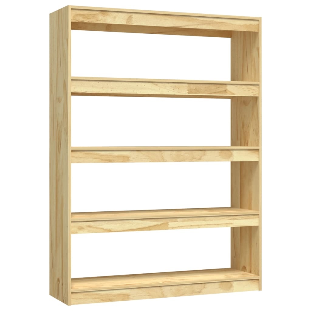 VidaXL Boekenkast / kamerscherm 100x30x135,5 cm massief grenenhout